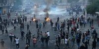 معترضان یک جاده اصلی بصره را بستند