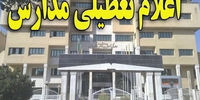 تمدید تعطیلی مدارس شیراز