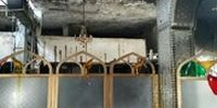 سارقان یک امامزاده در شیراز را به آتش کشیدند